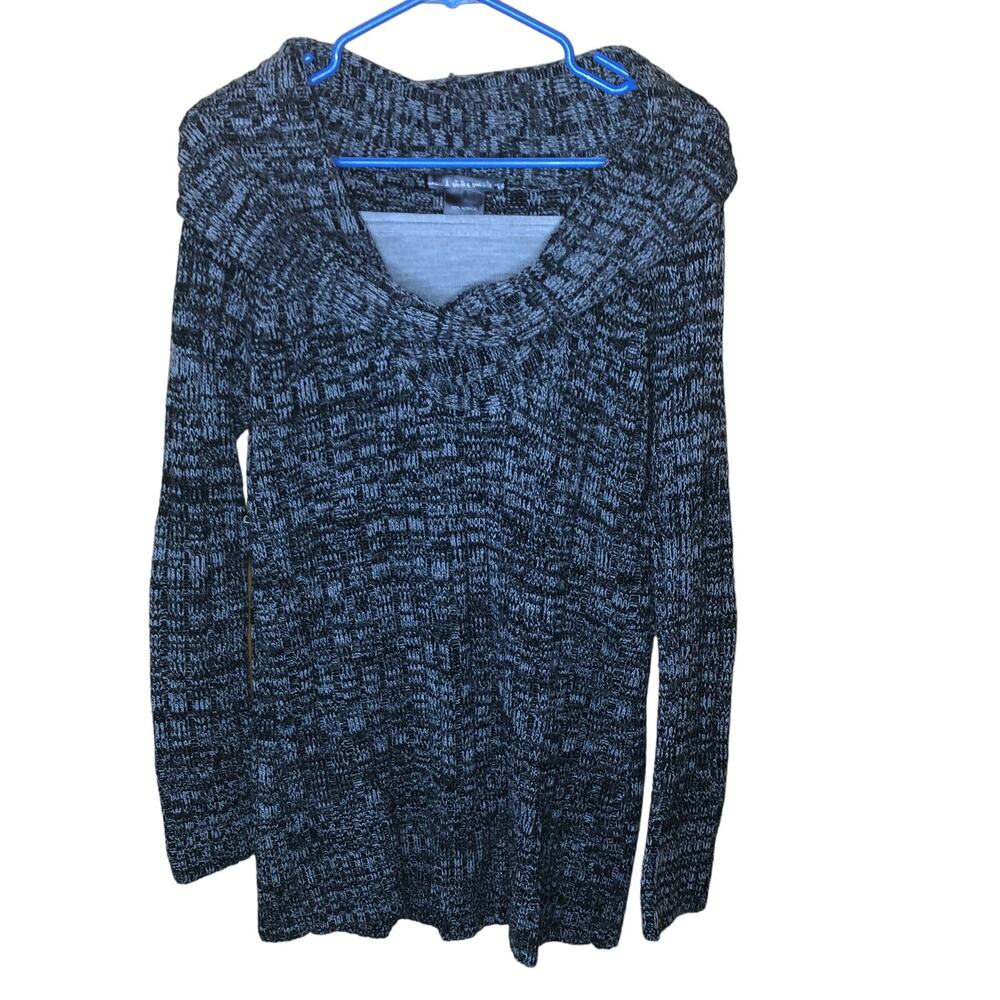 United States Sweaters Gray Cowl Neck L
